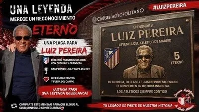 Una leyenda que pide sitio en el Metropolitano: la afición se mueve por Luiz Pereira