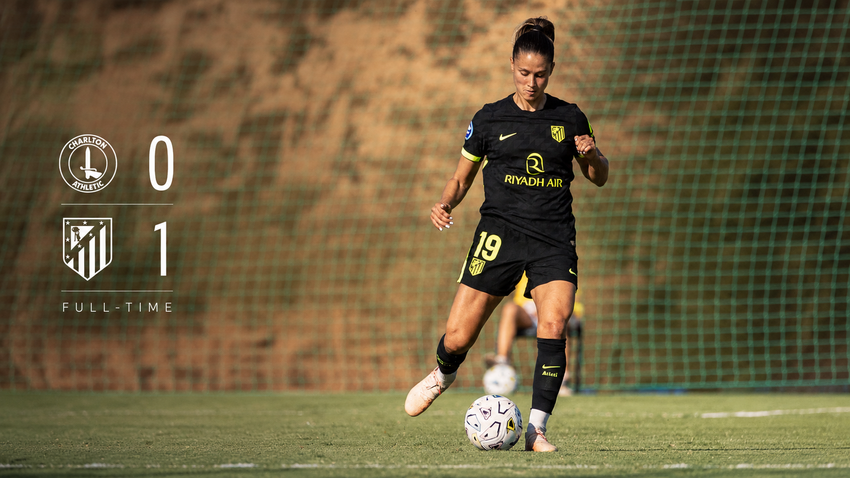 Atlético Femenino 1-0 Charlton: Jensen da la primera victoria a David González